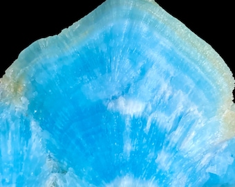 144 Carat Unique Natural Blue Banded SMITHSONITE Specimen @AFGHANISTAN Minerals For Collectors/Blue Aragonite/Hemimorphite
