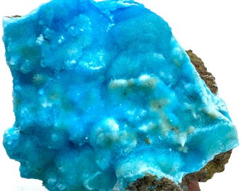 2.2 Kg Unique Large Collection Piece! Natural Blue ARAGONITE Specimen From AFGHANISTAN Mineral For Collectors/Display Specimen/Museum Grade