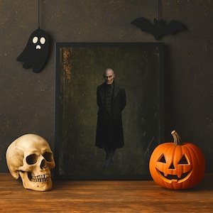 Gothic Vampire Poster: Dark Fantasy Horror Wall Art