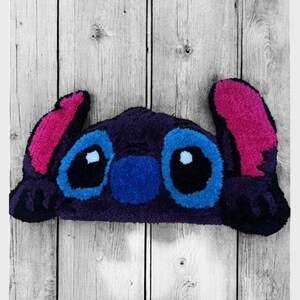 Handmade Tufted Cartoon Rug: Lilo Inspired Kids Room Decor