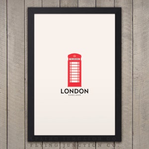 LONDON Minimalist City Poster - 12" x 18"