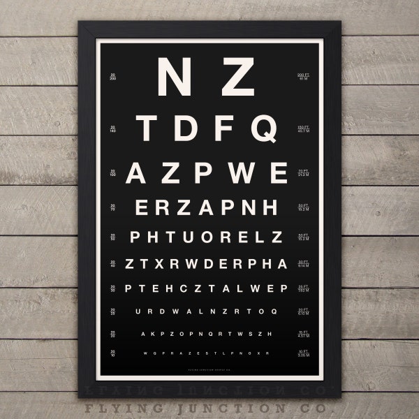 Snellen Chart - Etsy