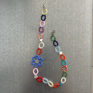 Colorful beaded necklace