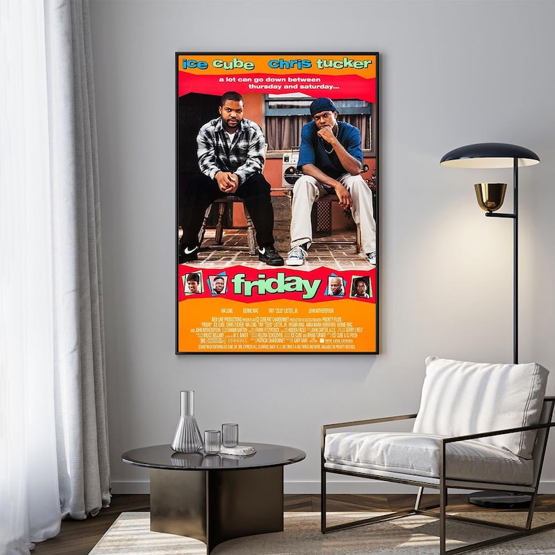 Friday Movie Poster, Classic Movie Art, Fantasy Movie Print, Film Lover ...