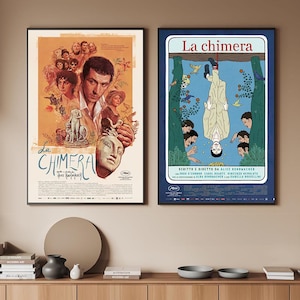 La Chimera Movie Poster, Classic Movie Art, Fantasy Movie Print, Film Lover Gift, Home Decor, Canvas Poster, Minimalist Art