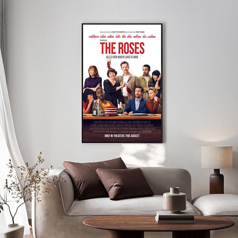 The Roses Actors The Roses Movie Poster, Classic Movie Art, Fantasy Movie Print, Film ...