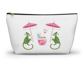Mahjong Zipper Bag, Game Night Organizer, Tile Bag