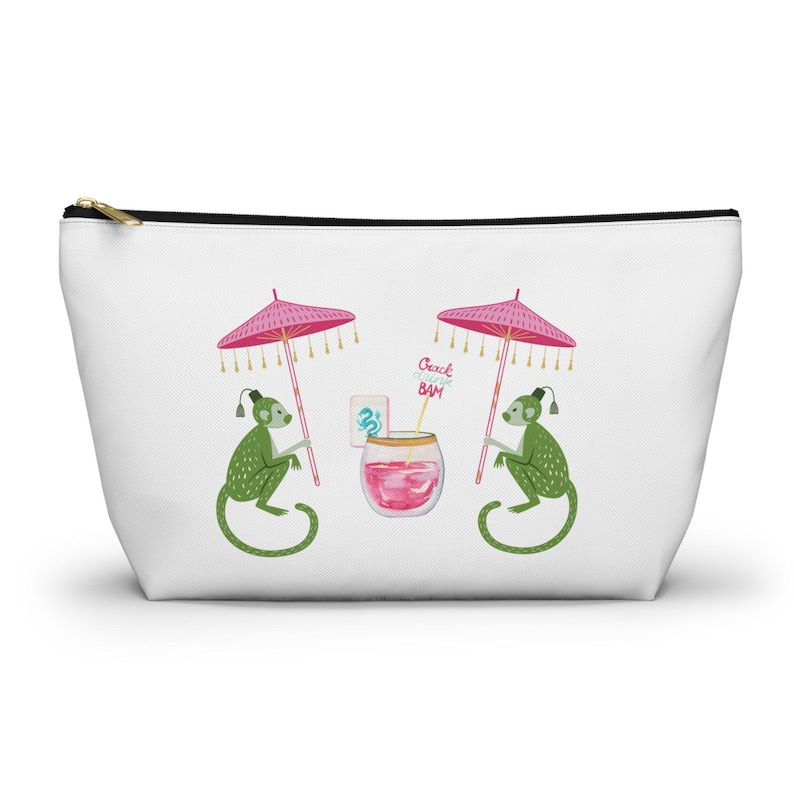 Mahjong Zipper Bag, Game Night Organizer, Tile Bag image 1