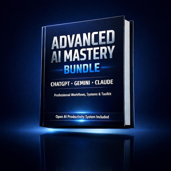 Master AI in 30 Days Bundle | ChatGPT, Claude Workflow System with 30-Day Advanced Training