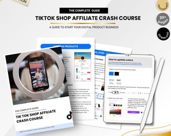 TikTok Shop Affiliate Crash Course, Beginner Ebook (PDF Download)