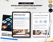 Social Media Planner Printable | Content Calendar & Posting Schedule for Small Business (PDF)