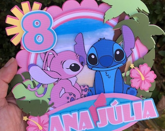 Stitch Cake Topper | Stitch Cake Topper | Cake Topper Stitch | Stitch Cake Topper | Digital Studio Archive | Cake Topper Birthday Stitch