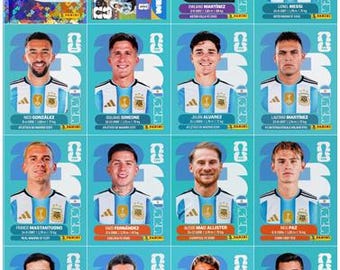 2026 World Cup sticker album in PDF | Instant download | 48 national teams + over 800 soccer stickers | Printable