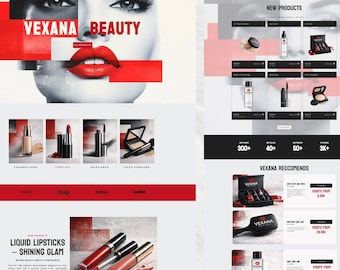 Make up WordPress Theme – Best Cosmetic Template, Makeup Template, Ecommerce Website, WooCommerce Template, Landing Page, Sales Page, Eshop