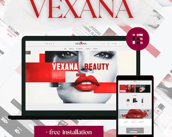 Vexana WordPress Theme – Best Cosmetic Template, Makeup Template, Ecommerce Website, WooCommerce Template, Landing Page, Sales Page, Eshop