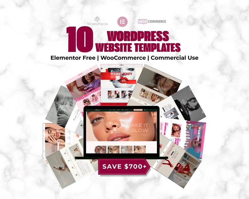 Thème Wordpress Lashure - Modèle Elementor de site Web de salon de coiffure | Conception de site Web de page de destination | Page professionnelle d'un salon de beauté image 14