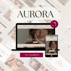 Aurora Clinic WordPress Theme – Beauty Clinic online Shop & Skincare WooCommerce Elementor Website Template, Beauty salon , Sales page