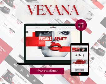 Thème WordPress Vexana – Meilleur modèle cosmétique, modèle de maquillage, site Web de commerce électronique, modèle WooCommerce, page de destination, page de vente, boutique en ligne