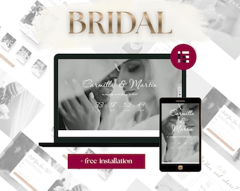 Modèle de site Web de RSVP pour mariage | Thème WordPress pour faire-part de mariage Elementor | Réservez la date du site Web de mariage avec RSVP, compte à rebours et carte