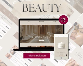 Thème WordPress beauté – modèle Elementor de site Web de salon, site Web de commerce électronique, page de destination et page de vente, modèle de commerce de boutique en ligne
