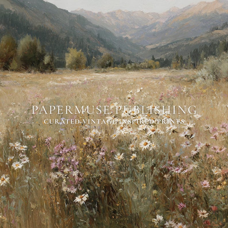 Wildflower meadow frame tv art, mountain landscape samsung frame tv, floral meadow tv artwork, cottagecore frame tv art, neutral landscape frame tv, wildflower field painting download, rustic nature tv art, european countryside wall art tv, meadow floral samsung frame art, organic modern frame tv, painterly landscape tv art, nature inspired frame tv, spring meadow wall art, neutral floral landscape art, vintage style landscape frame tv, serene mountain meadow art, calm nature tv artwork