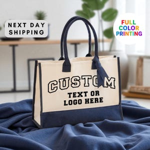 Canvas Tote Bags Logo - Etsy