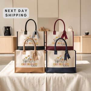 Custom Case Manager Tote Bag, Client Support Work Tote, Professional Case Guidance Gift, Team Coordination Appreciation, Manager Role Bag
