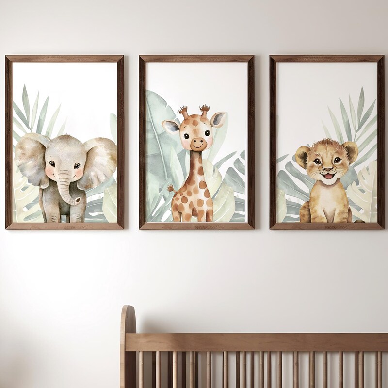 Elephant Nursery Art - Etsy Australia