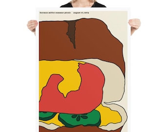 Herman Miller Summer Picnic Poster 1973 | Museum-Quality Giclée Printing | Birthday & Christmas Gift Ideas