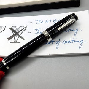 Rare Montblanc Special Edition Boheme Black+Gold Body Color RollerBall Pen