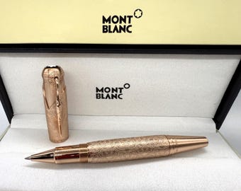 Penna roller Montblanc Writer Edition: omaggio ai fratelli Grimm, oro rosa