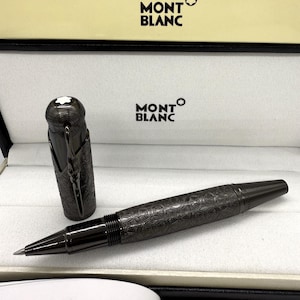 Montblanc Writer Edition Homage To Brother Grimm {Black Color} {Blue Ink } Rollerball Pen With Box