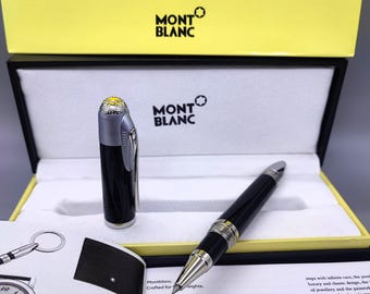 Penna roller Montblanc Enzo Ferrari: edizione speciale nera e argento