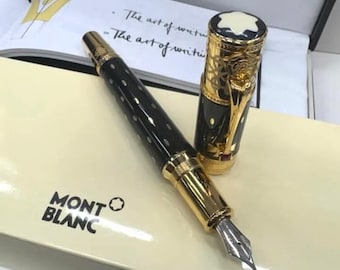 Pre-Owned Montblanc Queen Elizabeth Fountain Pen, Characters LM Edition