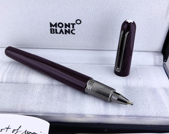 Rare Montblanc M Series By Marc Newson Black Ink Ballpoint Pen With Box
