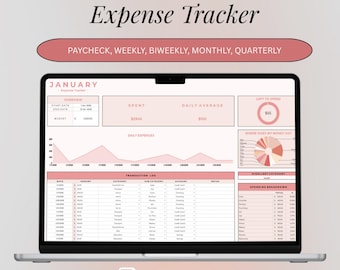 Personal Finance Planner Expense Tracker Google Sheets Expense Tracker Template Budget Spreadsheet Monthly Spending Tracker Spreadsheet
