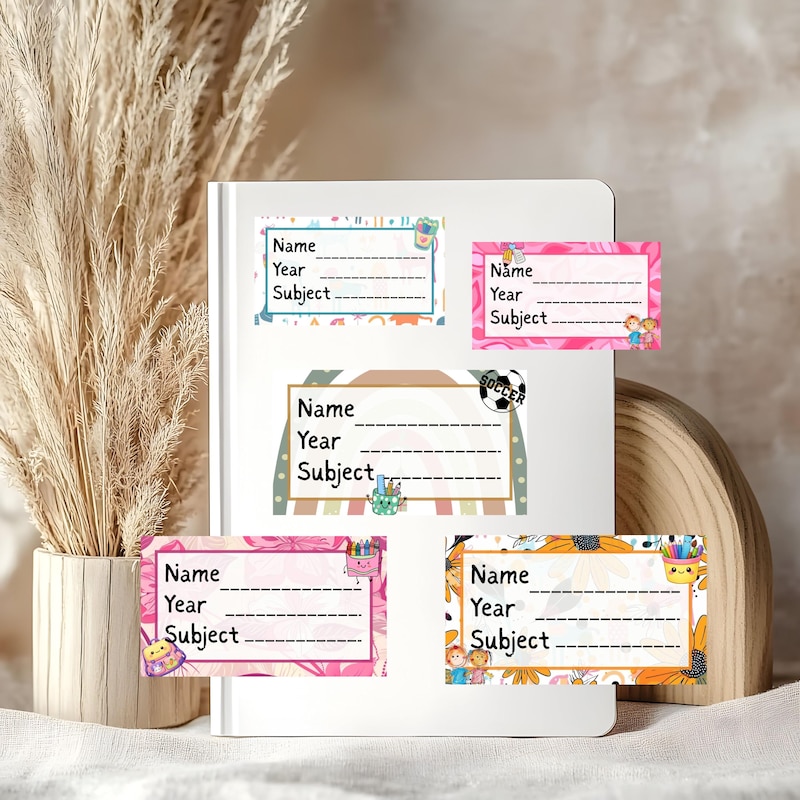 Subject Notebook Designs - Etsy