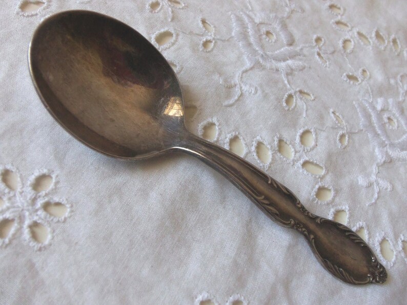 Silver Plate Baby Spoon Original Rogers Brothers Estate Etsy