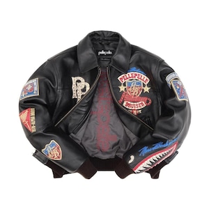 あ*お様 90s pelle pelle leather bomber jack あ*お様 90s pelle pelle leather bomber jack - メルカリ