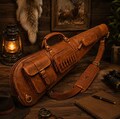 Handmade Leather Rifle Case, Vintage Style Shotgun Carry Case | Accessory Pockets, Hunting Gift product logo
