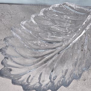 Waltherglas Crystal Leaf-shape  Bowl German-made Mikasa MCM