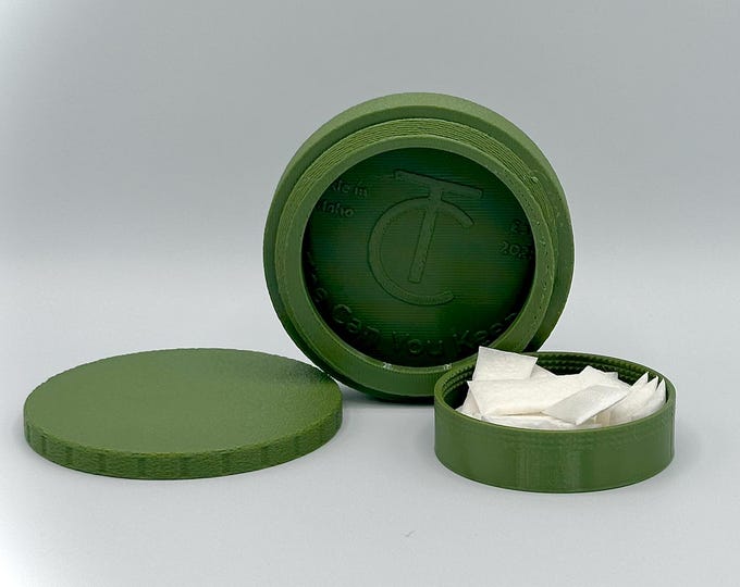3D Printed Snus Can Case: Durable PETG Nicotine Pouch Organizer