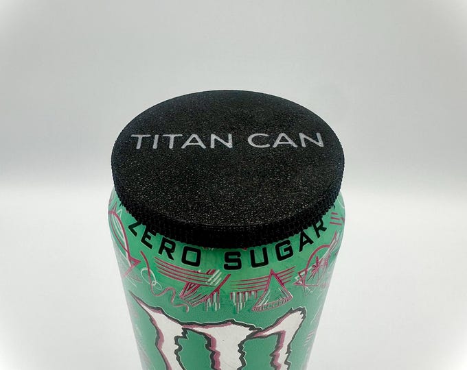Titan Topper – EDC Reusable Drink Can Cover, Party & Festival Beverage Protector, Bug Proof Lid, Anti-Spiking Drink Safety Cap