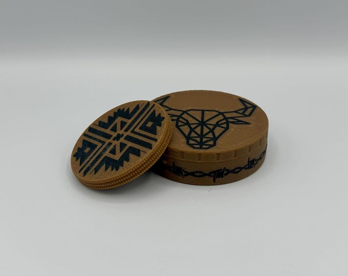 Custom 3D Printed Snus Can: Durable PETG Nicotine Pouch Organizer