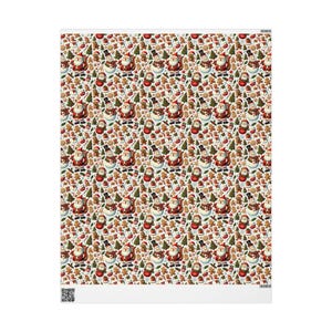 Festive Wrapping Paper for Holiday Gifts, Christmas Gift Wrap, Holiday Packaging, Wrapping Sheets, Gingerbread Theme, Seasonal Decor