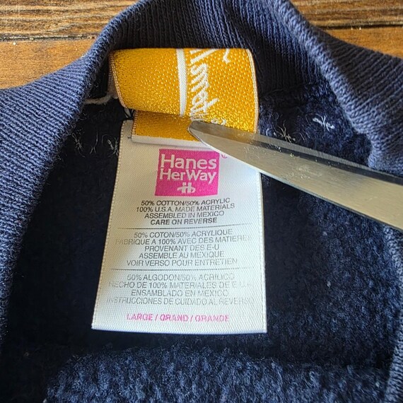 Vintage Large Custom Made Rooster Floral Applique… - image 4