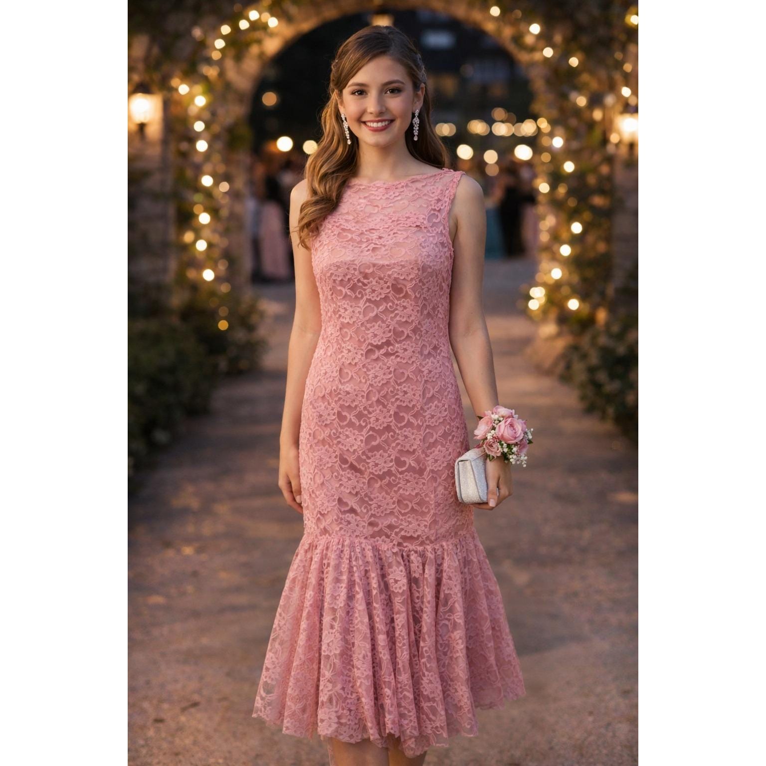 chinese dress ladies The Margaret Dress by Lauren Elaine Bridal main image 0