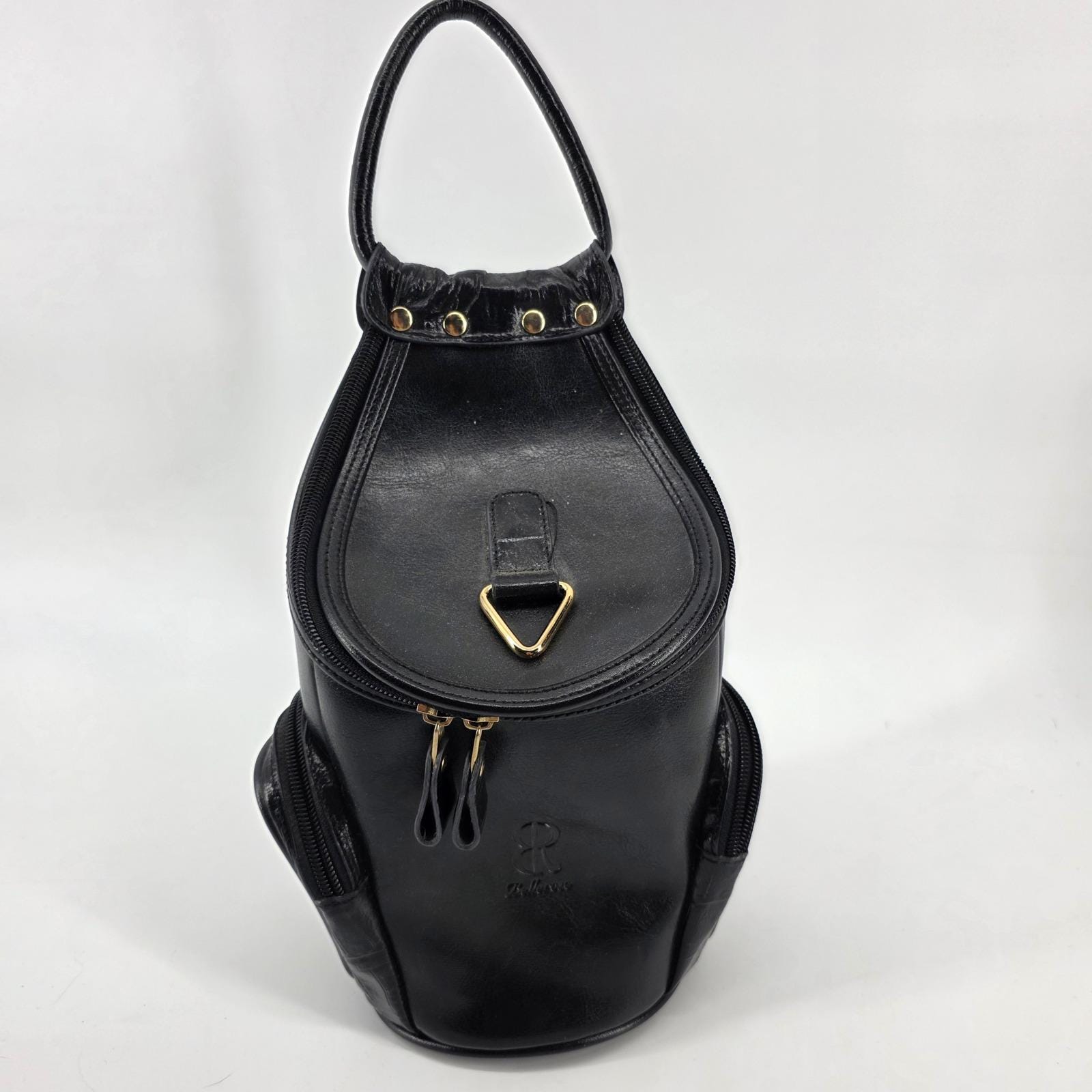90s Leather Sling Bag - Etsy