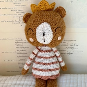 Cozy handmade pink bear, knitted bear, baby gift, teddy bear, stuffed animal, cute bear plush