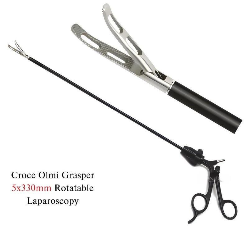 Set Strumenti Laparoscopici 24 Pezzi – Riutilizzabili, Diametro 5mm, Lunghezza 330mm - 3